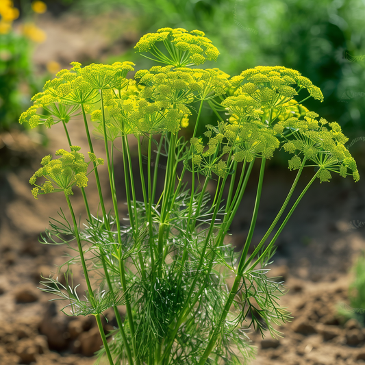 Dill Seeds, Bouquet Heirloom, Edible, Aromatic, High Yield, Non-GMO, Easy to Grow for Planting Indoor & Outdoor Gardening
