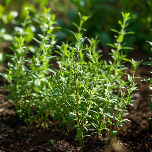 Summer Savory Seeds, Heirloom Annual, Aromatic Herb, Culinary, Non-GMO, Easy to Grow for Planting Indoor & Outdoor Gardening
