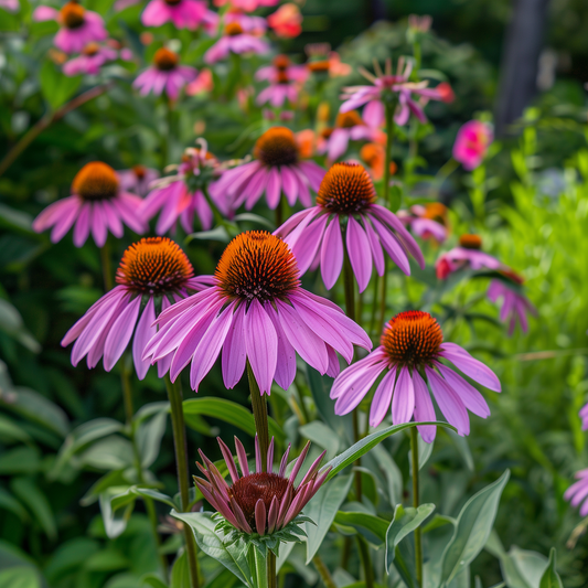 Echinacea Seeds, Purple Coneflower, Medicinal Plant, Attracts Bees, Non-GMO, Easy to Grow for Planting Indoor & Outdoor Gardening
